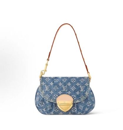 Denim underarm bag