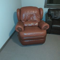 Lt. Brown Recliner - Leather