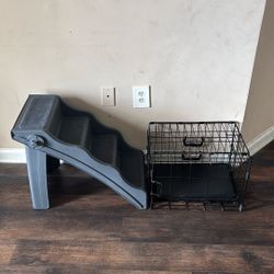 Dog Cage And Latter