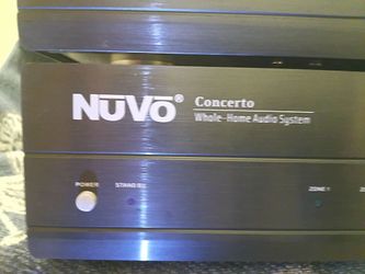 Description:Selling a complete, legacy Nuvo Concerto multi-zone audio system. Perfect for someone looking to replace or expand an existing Nuvo setup.