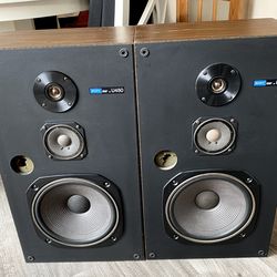 VINTAGE SONY SSU-450 3-WAY FLOOR SPEAKERS