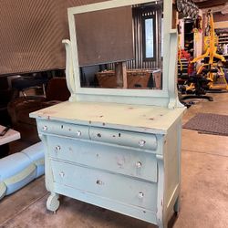 Antique Dresser with mirror $150.00