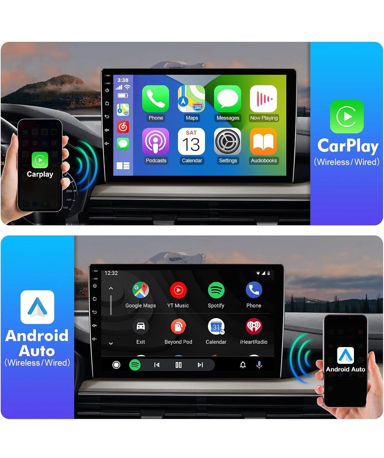 New In Box Android Touch Screen Car Play