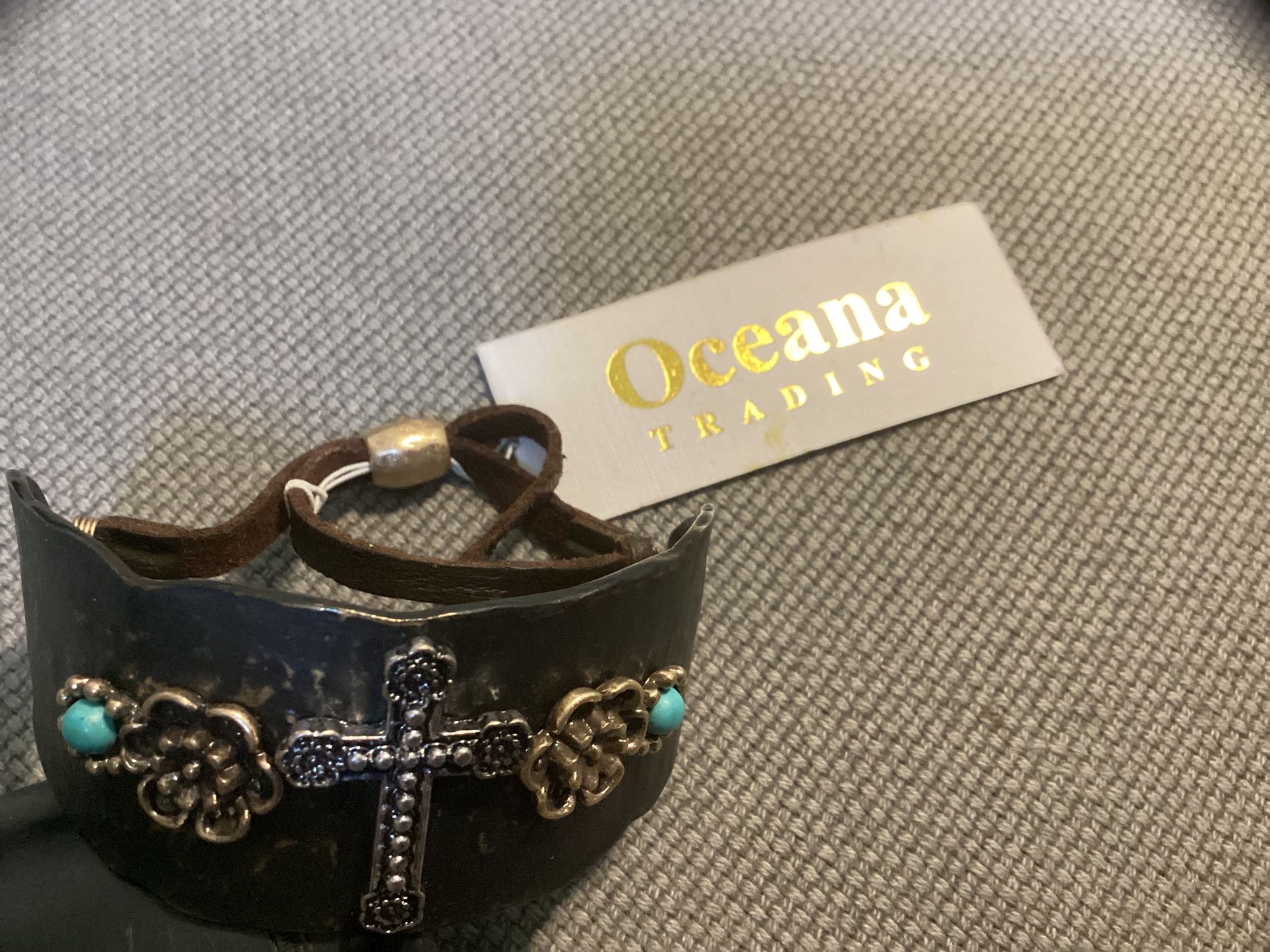 Ocean Trading Bracelet Religious Cross Decorative