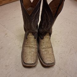 ARTESANO Real Python Skin Boots