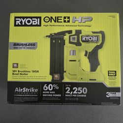 Ryobi 18V 18GA Brad Nailer