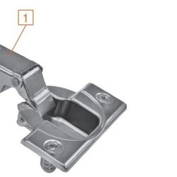 96 x blum hinges 71T3550 (110 degree clip top straight arm screw-on)