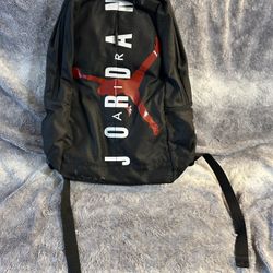 Nike Air Jordan Split Pack Backpack Black Euc