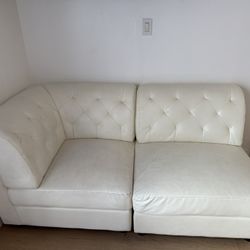 Small White Sectional Couch