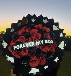 Boo Ghost Ramo Bouquet Spooky Halloween 