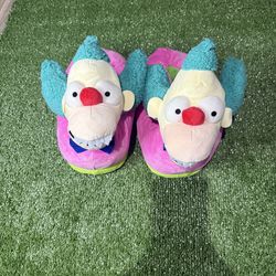 Krusty the Clown Plush Slippers