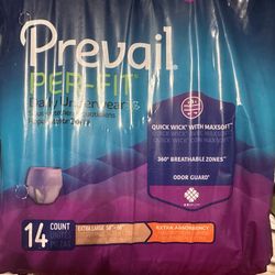 Prevail Unisex Adult Pull-up’s $5 Each Pack