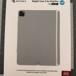 PITAKA magEZ 2 iPad Pro 12.9” Case 5th Generation/6th Generation (2022/2021), Magic Keyboard Compatible Case, Aramid Fiber