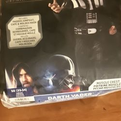 Brand New Adult Men’s Size Darth Vader Costume Set