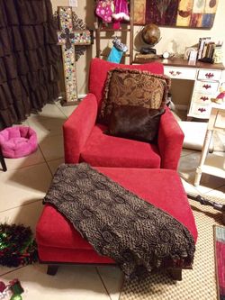 Chair and ottoman