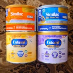 Baby Formula Powder Cans
/ Botellas de Polvo de Fórmula Infantil