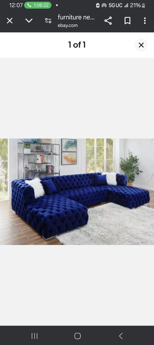 Brand New Blue Couch