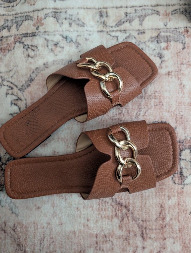 Almost New Flats Size 10
