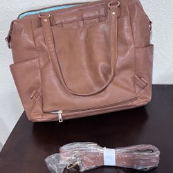 Diaper Bag Tote, 4 in 1 Diaper Bag Backpack with 13 Pockets, Convertible Baby Bag for Boys Girls,Diaper Bags Baby Registry, Changing Pad, 4 La