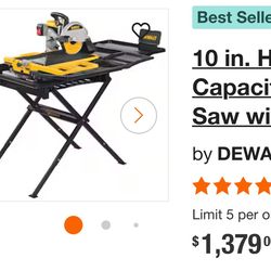 Tile saw, used 1 fking time!