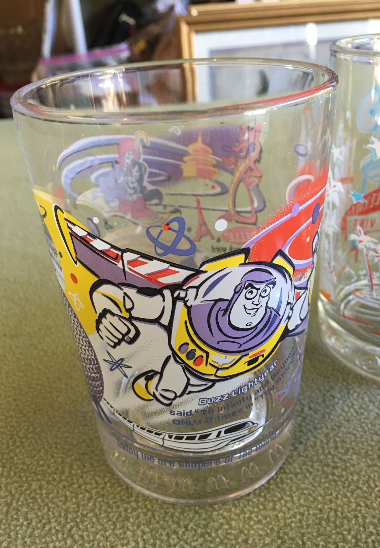 Walt Disney world glasses collectible