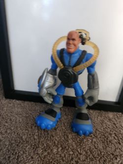 Vintage Rescue Heros Jake Justice With Mask Toy Action Figure