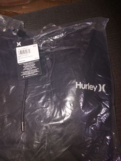 Black zipper hurley New black sweater