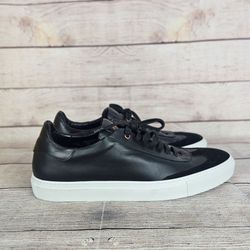 Good Man Brand Edge Lo Top Sneaker Black Vachetta Leather Italy Men's Size 18