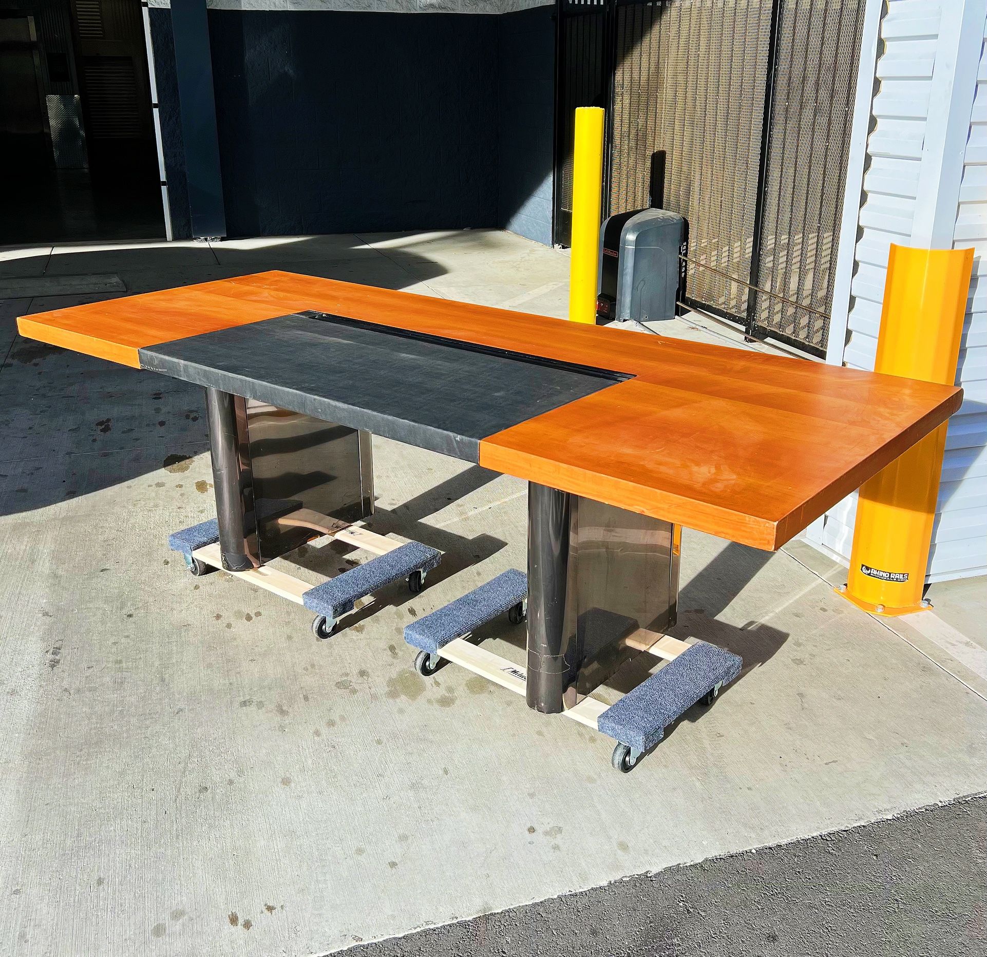 Vintage Mid Century Executive Office Desk Table 