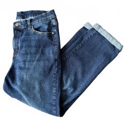 Grace & Lace Women's Denim Cuffed Jeans Size 12 Cropped Streetwear Urban City