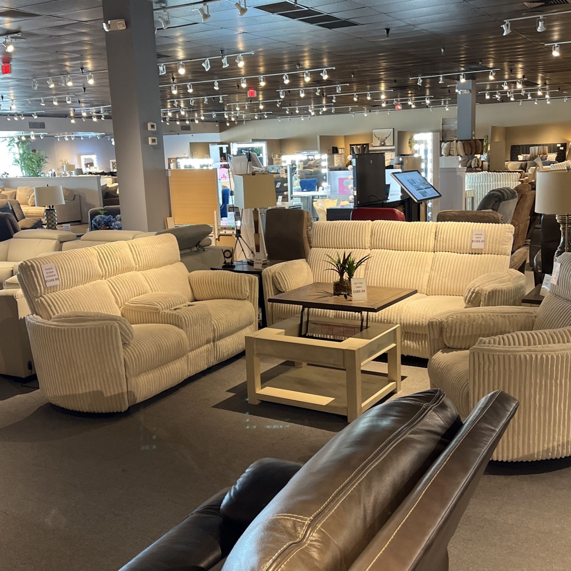 Power, Reclining Sofa And Loveseat