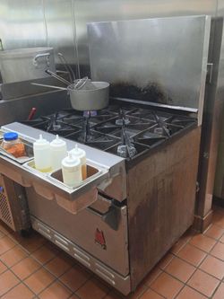 Used Wolf 36"L Range With 6-Burners And Standard Oven