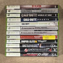 MICROSOFT XBOX 360 VIDEO GAMES EACH HAVE DIFFERENT PRICES BE SURE TO ✔️ ALL 3 PICS DISK DISC