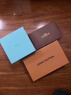 Empty Authentic Louis Vuitton, Tiffany & Co., Coach Luxury Boxes ($10 each)