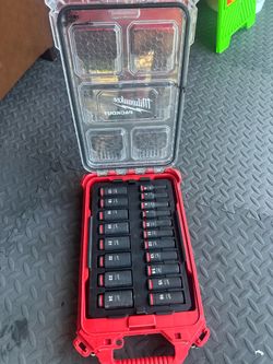 Milwaukee packout 3/8 sockets set
