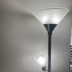 Silver Floor Lamp