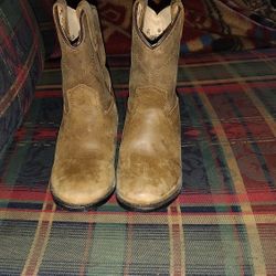 Toddler Smoky Mountain Boots 3036T Western Boots size 6 distressed brown 