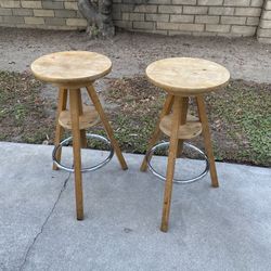 Vintage IKEA Ringo Stool Adjustable Bar Stool