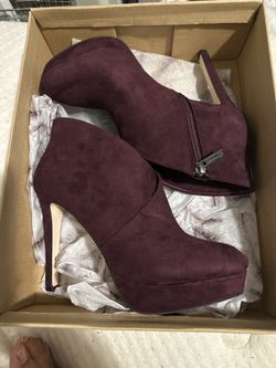 Jessica Simpson “Rachie” Shiraz Suede Booties – Size 8 – New in Box