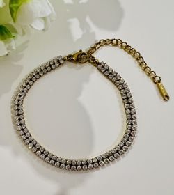 Double Layer Tennis Bracelet 