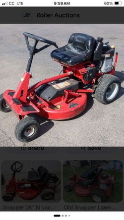 Snapper Riding Lawn Mower 8 HP 28” Deck