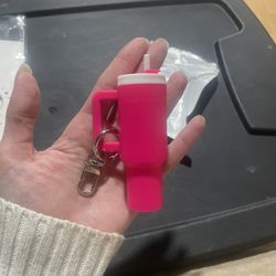 Tumbler Chapstick Keychain