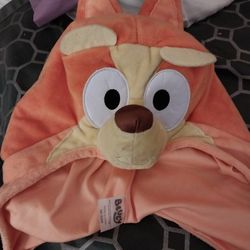 Bluey Hat Plush Hood Size 18/24 Months 5 Dollars 