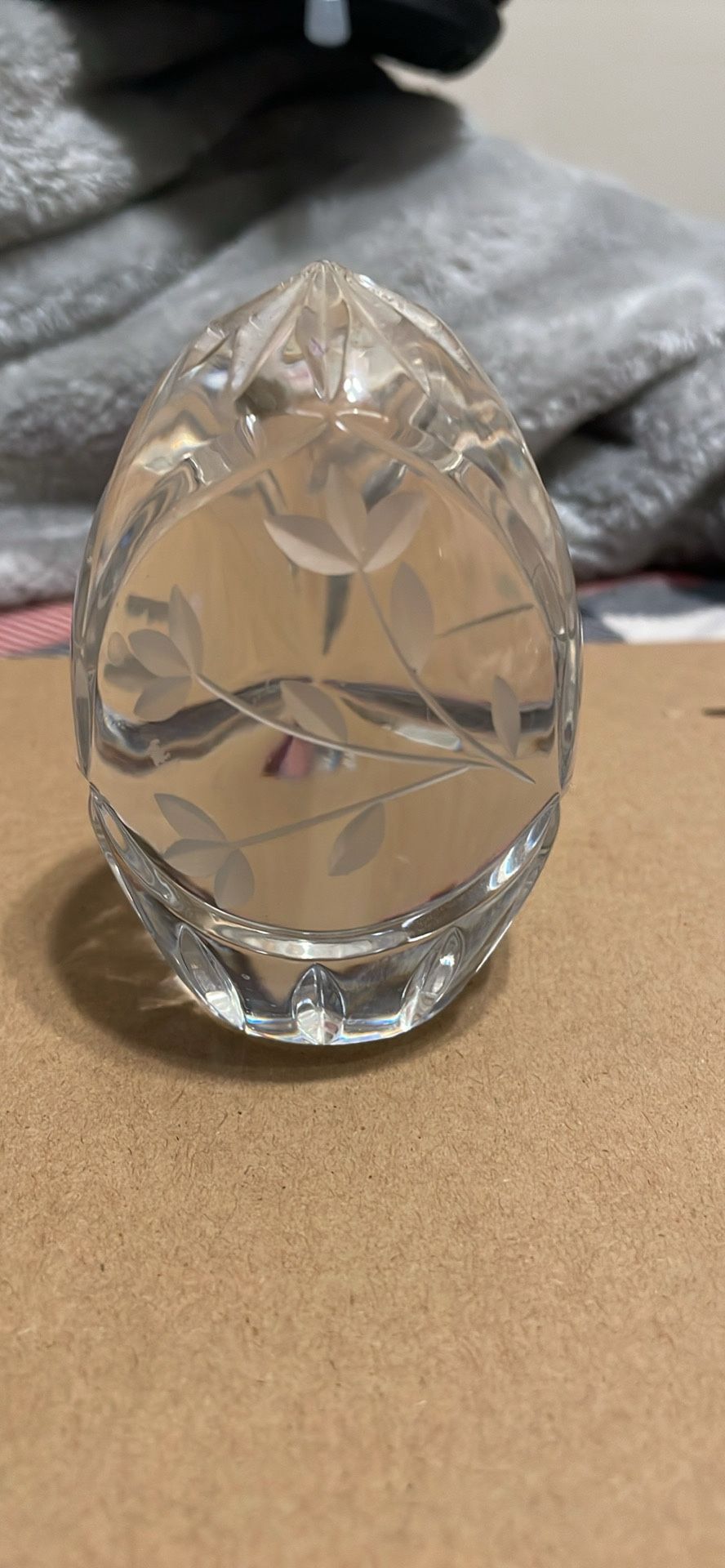 Crystal Art Egg Paperweight