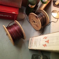 Two Spools Of Vampire Wire