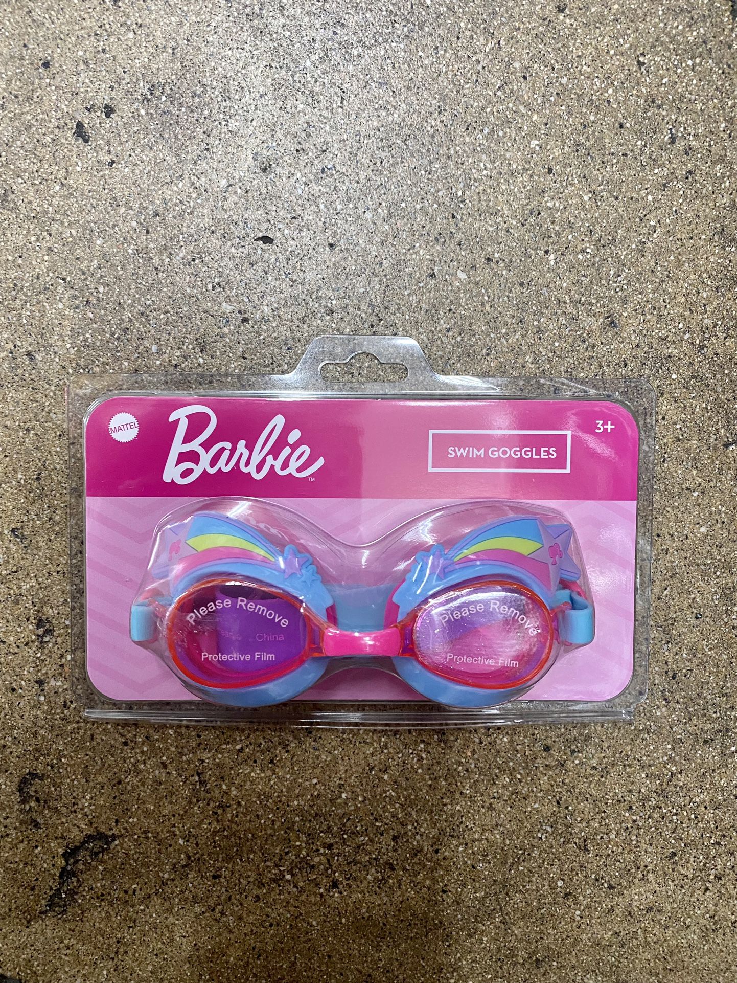 Barbie Kids Swim Goggles, Anti-Fog, Adjustable Strap, Ages 3+/New