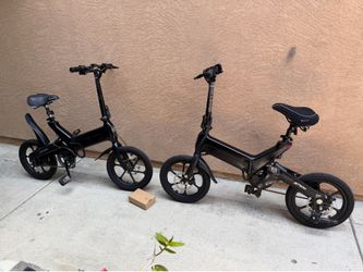 2 HAZE JETSON folding electric bikes like new $375 each only have 1 charger runs  like 50mph 3 speed both ready to used