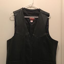 Hillside leather vest