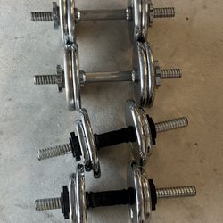 Set of  M-Fitness Adjustable Dumbells Weights for Home Gym