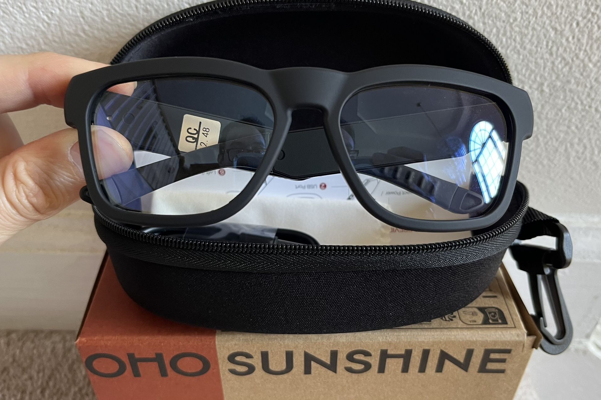 NEW Smart Glasses, Audio Glasses W/ Bluetooth Speaker, Reading Glasses W/ Voice Control & Open Ear !